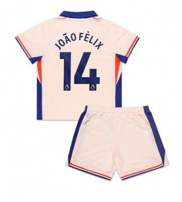 Chelsea Joao Felix #14 Venkovní dres komplet pro Děti 2024-25 Krátkým Rukávem (+ Krátké kalhoty)
